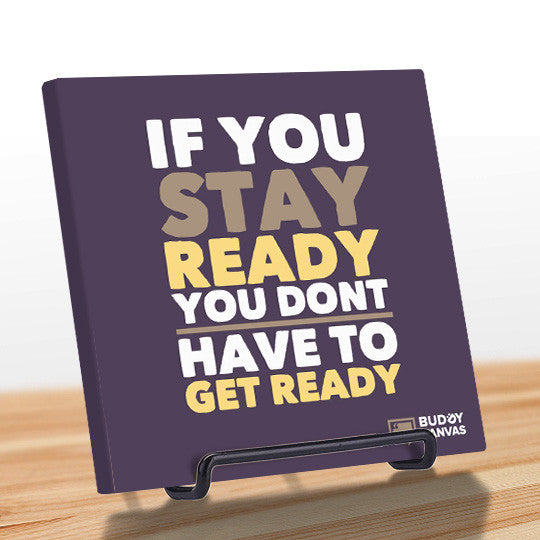 Stay Ready Quote - BuddyCanvas  Purple - 8