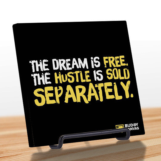 The Hustle Is Sold Seperately Quote - BuddyCanvas  Black - 7