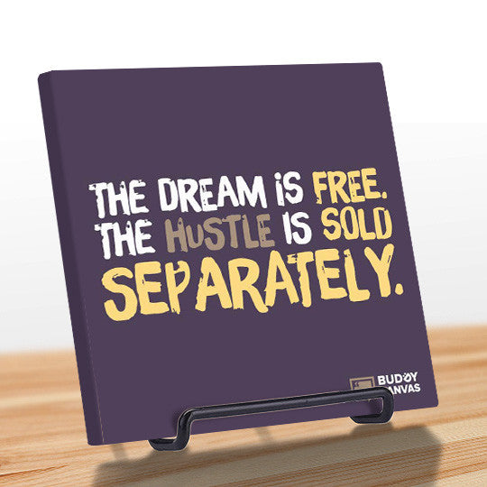 The Hustle Is Sold Seperately Quote - BuddyCanvas  Purple - 11