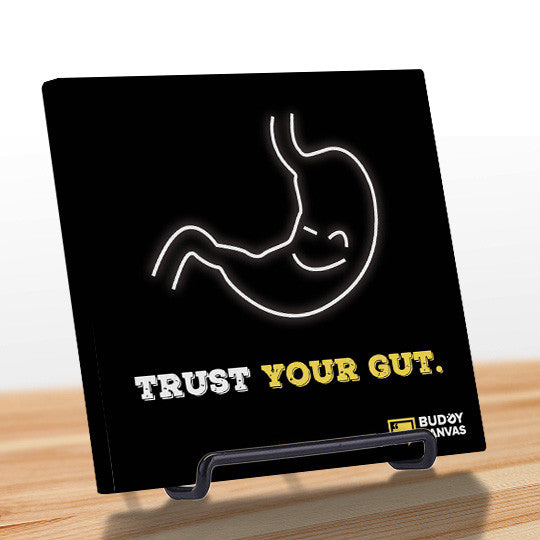 Trust Your Gut Quote - BuddyCanvas  Black - 5