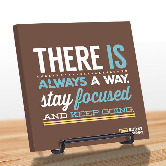There is Always A Way Quote - BuddyCanvas  Brown - 7