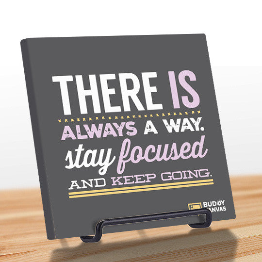 There is Always A Way Quote - BuddyCanvas  Grey - 8