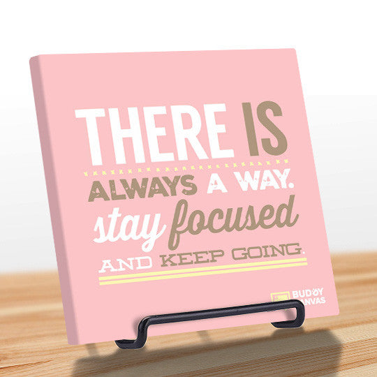 There is Always A Way Quote - BuddyCanvas  Pink - 9