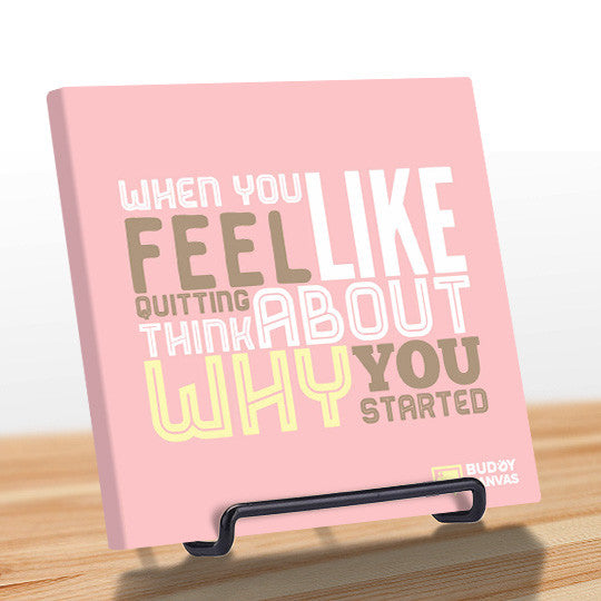 Remember Why You Started Quote - BuddyCanvas  Pink - 3