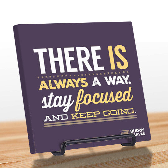 There is Always A Way Quote - BuddyCanvas  Purple - 10