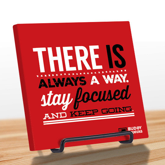 There is Always A Way Quote - BuddyCanvas  Red - 5