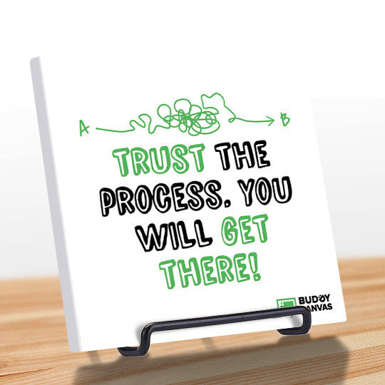 Trust The Process Quote - BuddyCanvas  Natural - 6